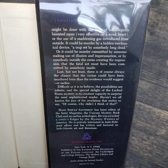 BOOK NAME | THE LOCKED ROOM READER | 1968 - Picture 6 of 10